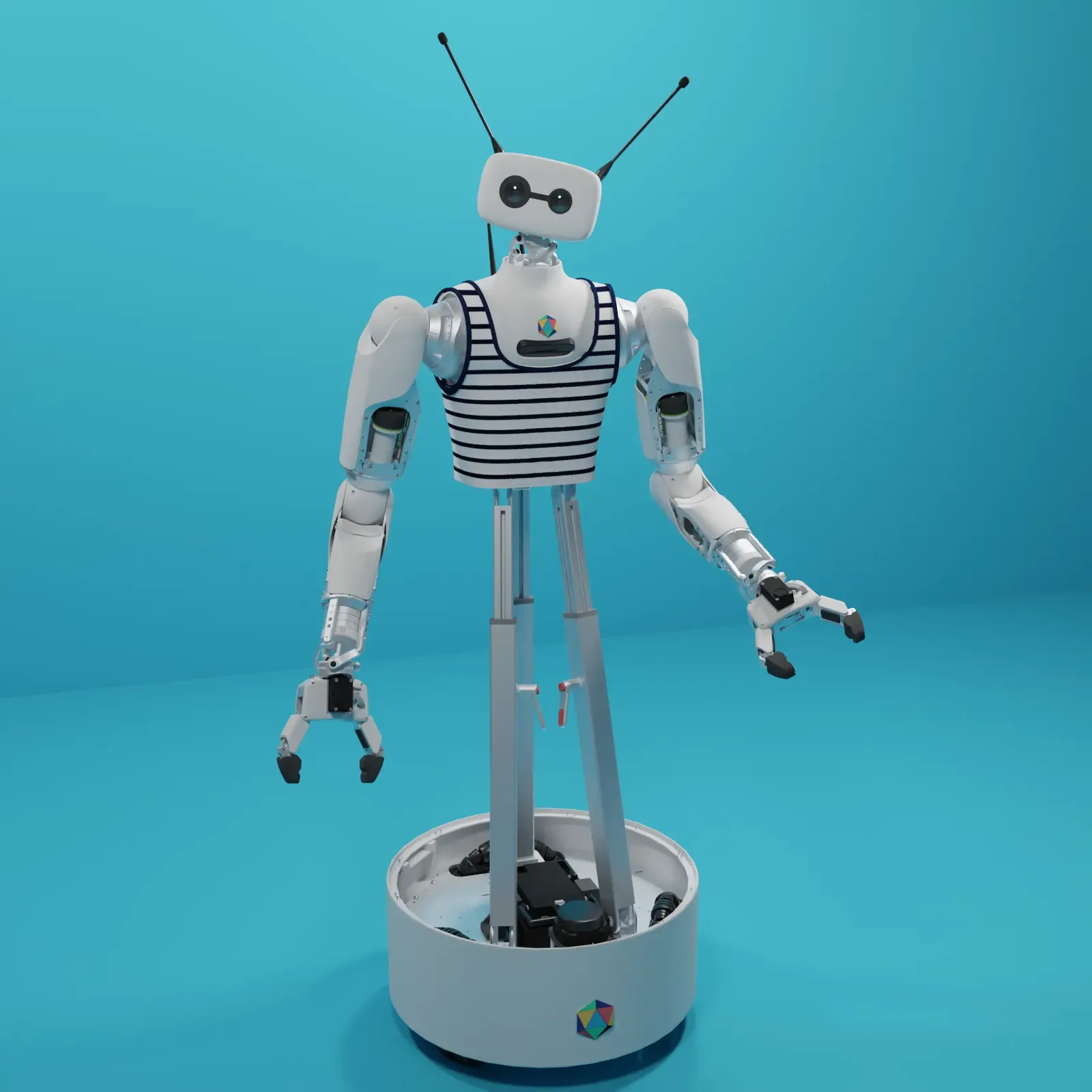 Pollen Robotics Reachy 2 humanoid robot